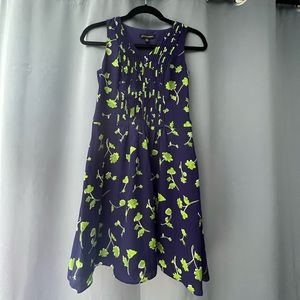 Banana Republic pleated A-line dress